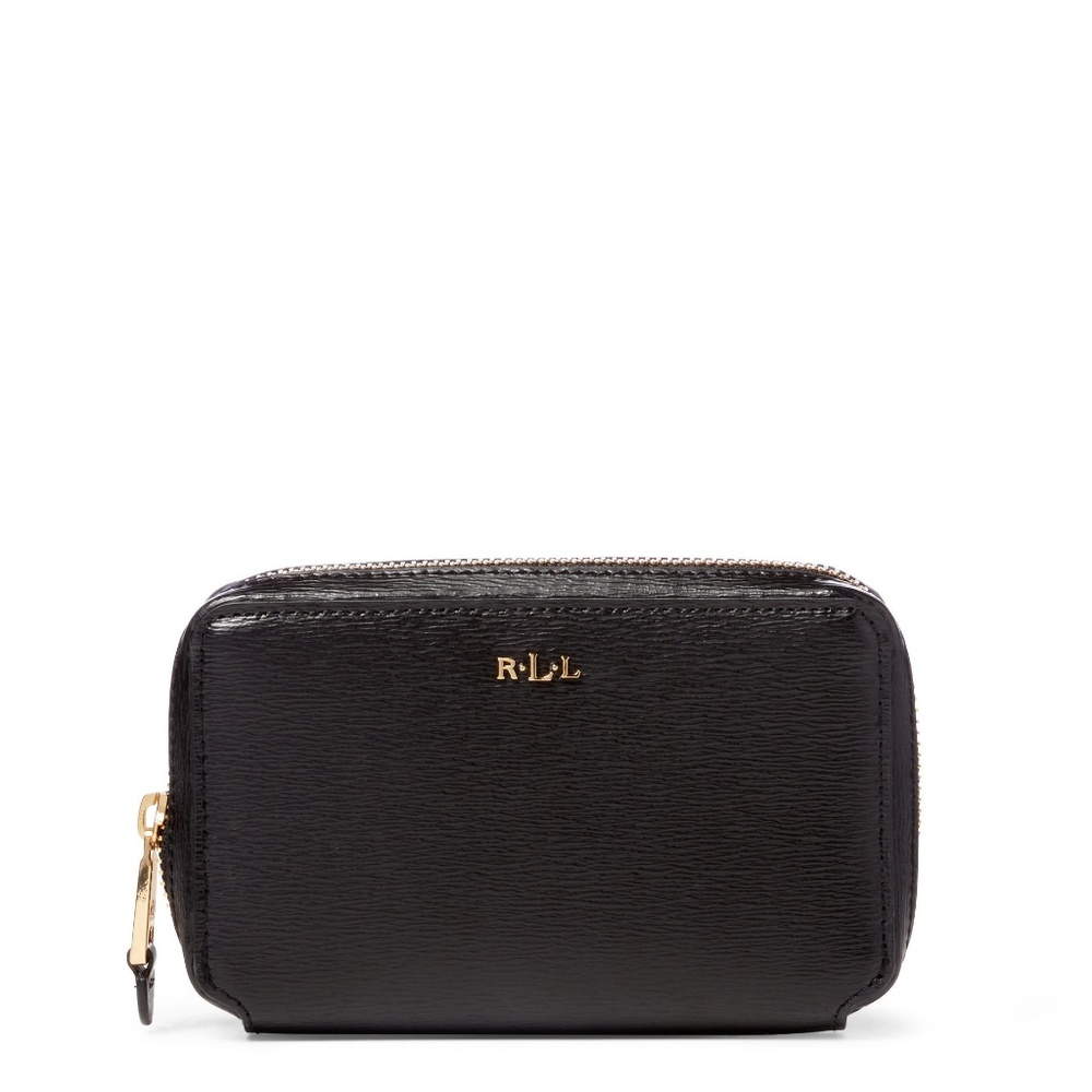 Ralph Lauren TATE SAFFIANO PHONE WALLET BLACK